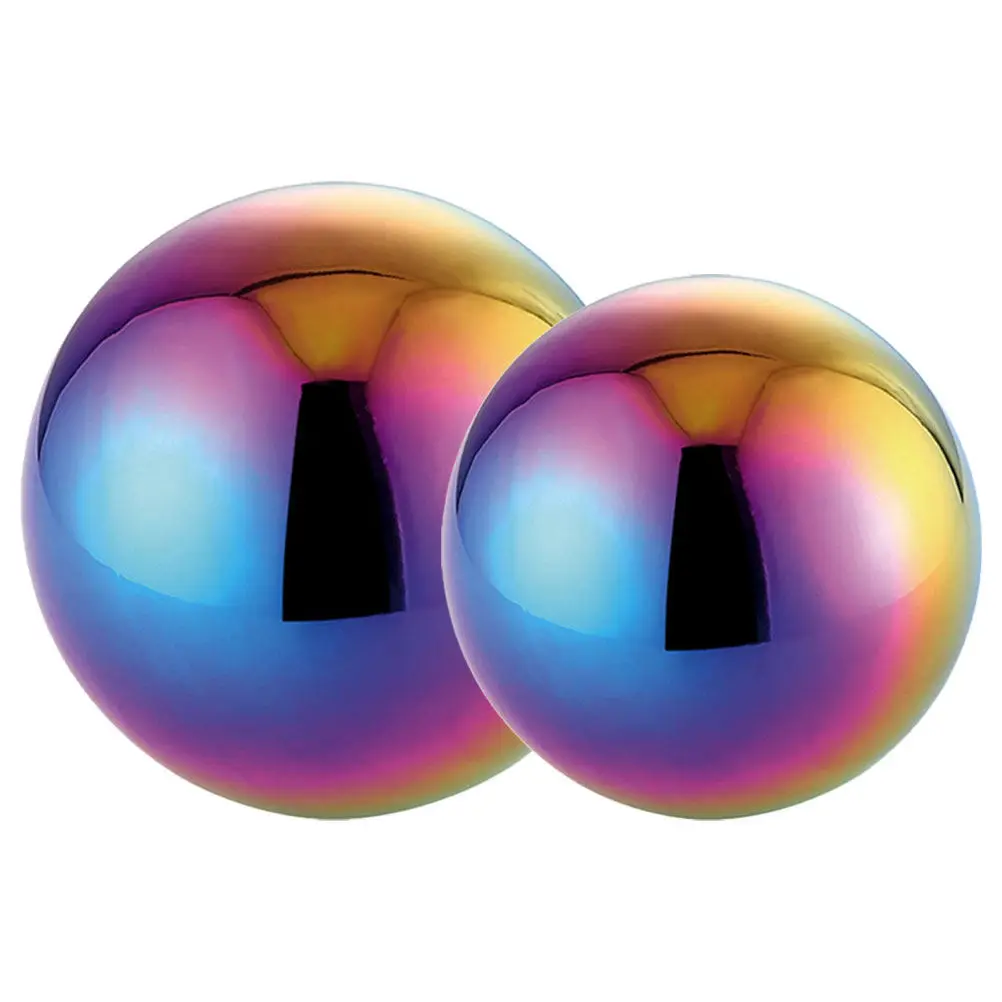 

2Pcs Stainless Steel Reflective Gazing Balls Outdoor Mirror Surface Garden Decorative Ball Patio Reflection Globe