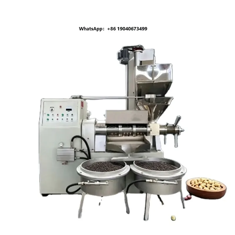 Oil Mill Commercial Multifunctional Raw Cold Press Equipment Rapeseed Peanut Sunflower Camellia Seed Oil Press Machine FWX
