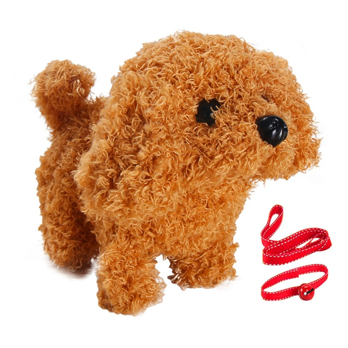 C Baby Toy Dog That Walks Barks Tail Wagging Plush Interactive Electronic Pets Puppy Toys for Girls Boys Birthday