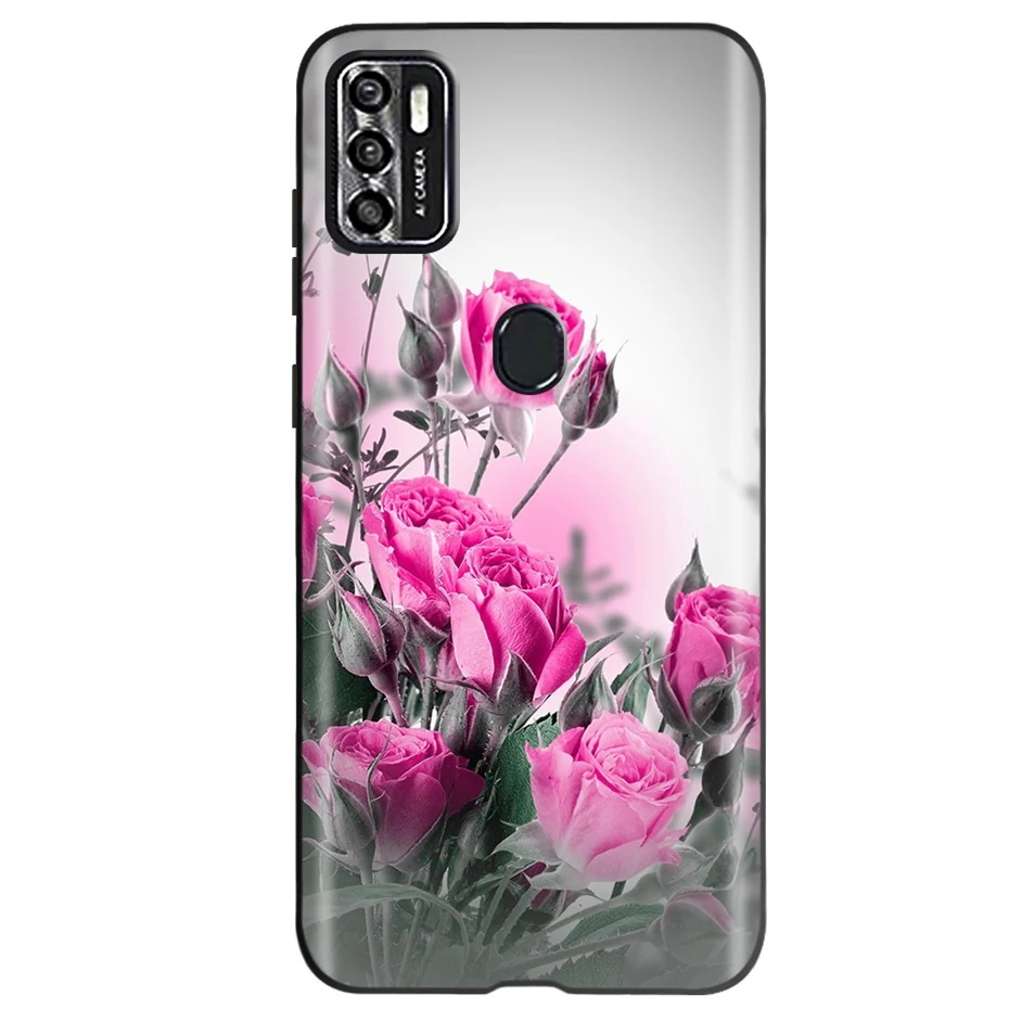 Fashion Pattern Phone Case For ZTE Blade A7s 2020 A7020 Optus X Pro Telstra Evoke Plus 2 Soft Silicone TPU Back Cover Bumpers