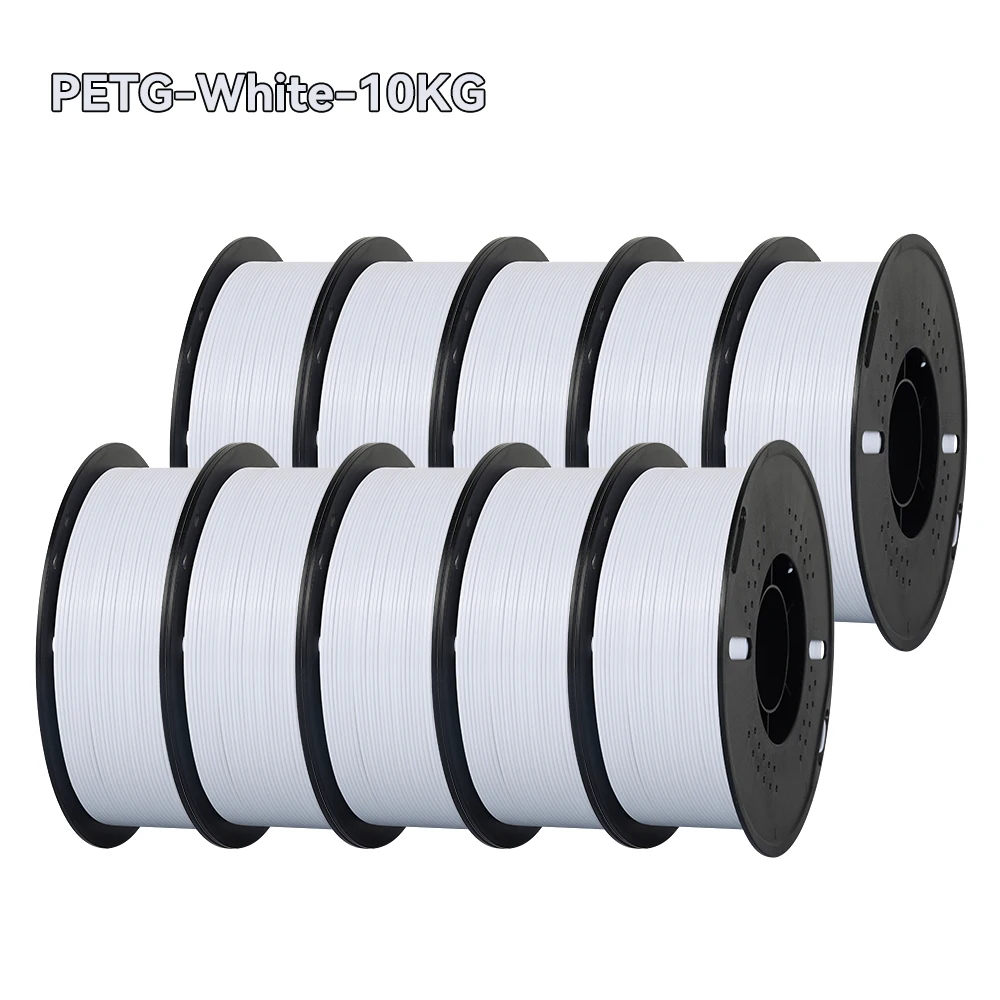 KINGROON 10 KG PETG Filament 1.75mm 10 Rolls Groothandel PETG Plastic 100% Geen Bubble 3d printer Filament vacuümverpakking Snel Schip