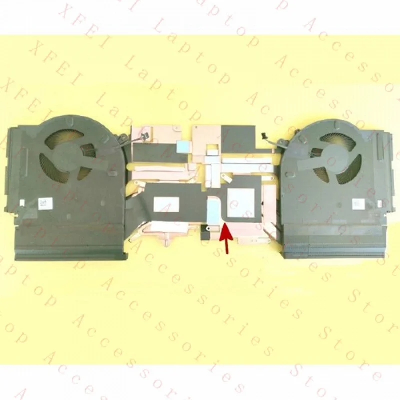 F  For Dell Alienware M17 R3 RTX Super Cooling Fan Module 02KTG4 2KTG4