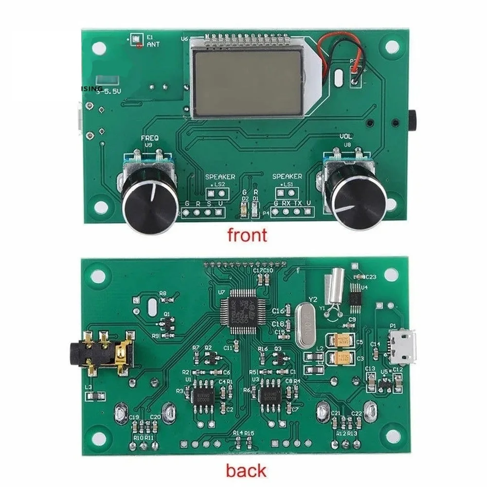 Digital FM Stereo Radio Receiver With LCD Display Wireless Audio  FOR DSP For Test Measurement Tool Accessory
