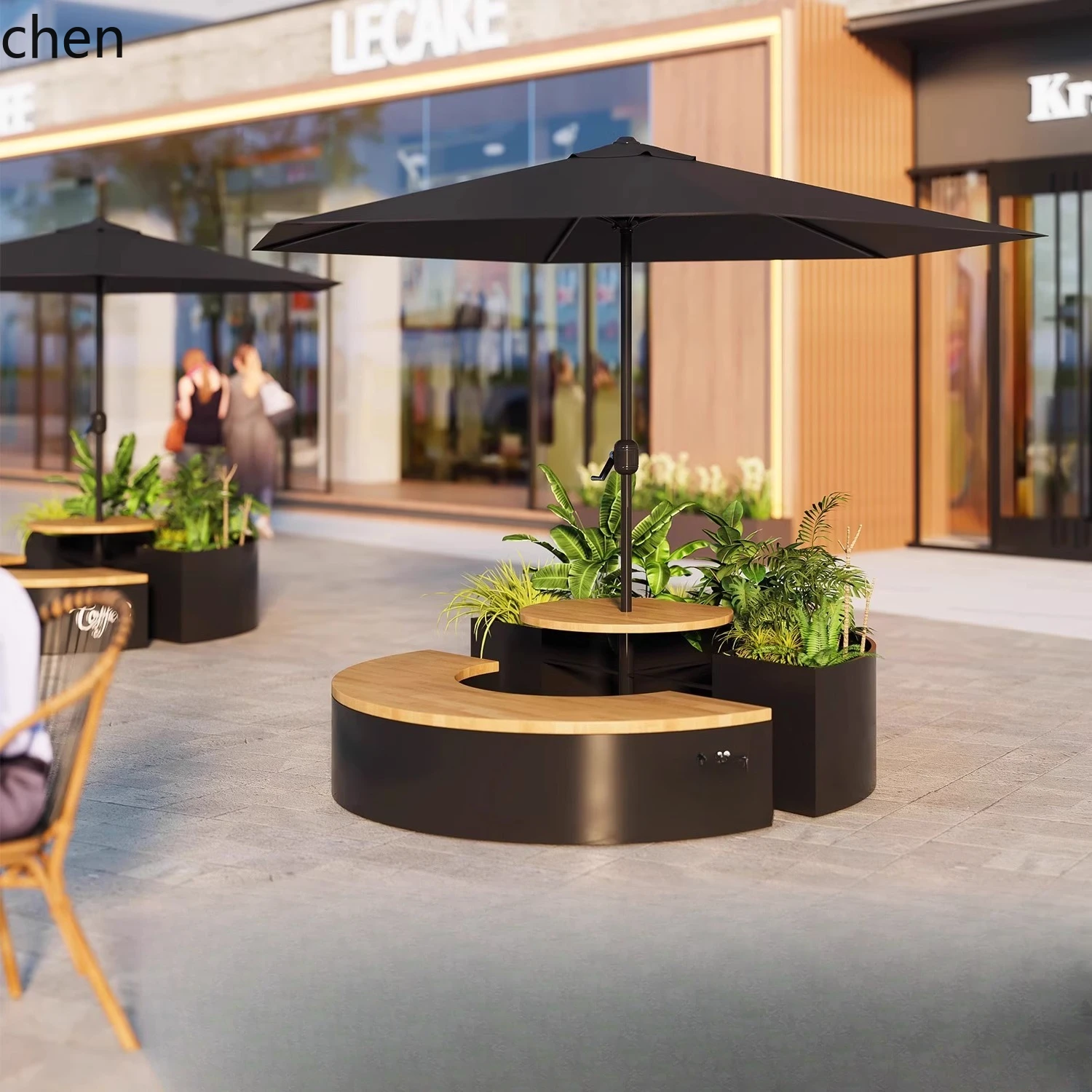 Kotak Bunga Luar Ruangan QZT K - Outdoor Lighting Restaurant ulasan dan harga