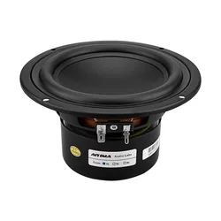 AIYIMA 1Pcs 5.25 Inch Subwoofer Speaker 4/8 Ohm 40W Woofer Speaker Strong Bass Home Theater For Bookshelf Speaker Car Audio DIY