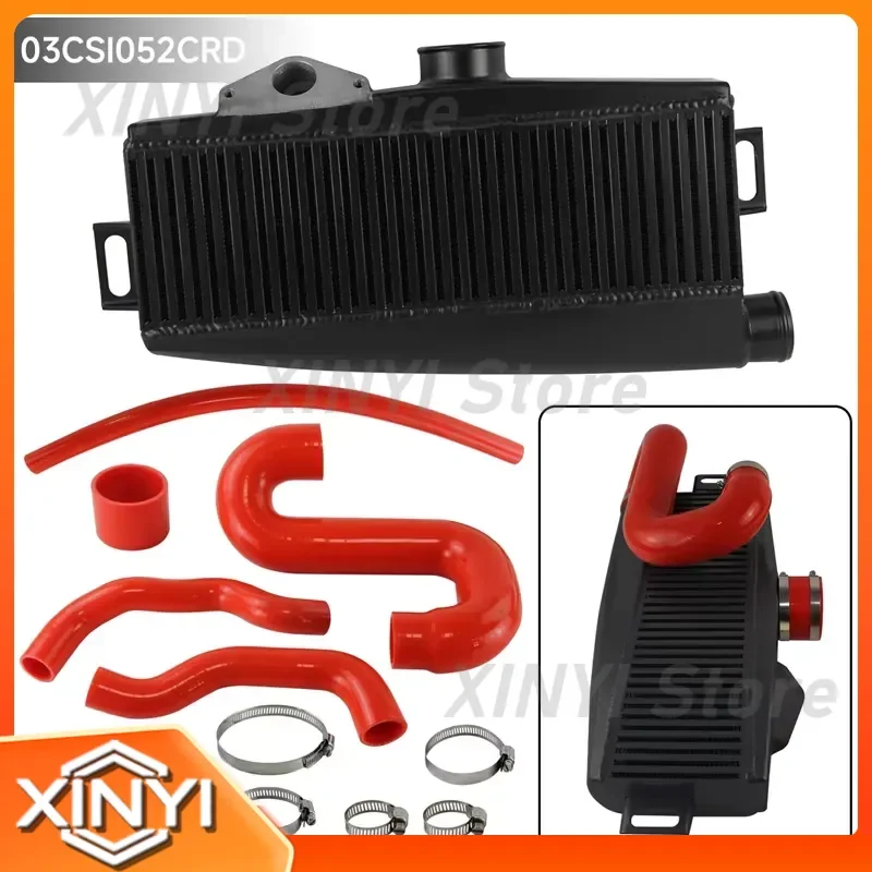 Performance Top Mount Black Painted Intercooler Hose Kit for Subaru Impreza WRX STI 02-07 Saab 9-2x Aero 05-06