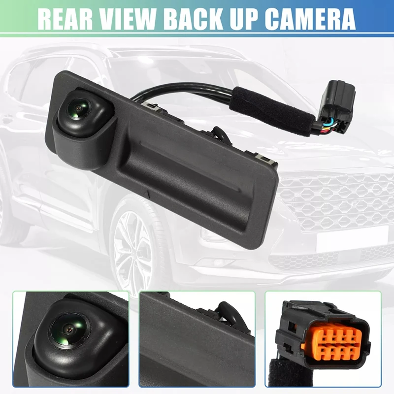 Car Rear View Camera W/Trunk-Button 95760-B1100 For Hyundai Genesis Sdn 2015-2019