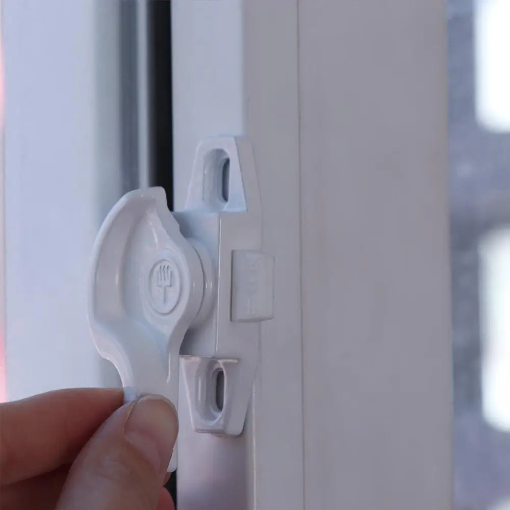 Hardware Alloy Window Lock High Quality Anti-Theft Sliding Window Lock Safety Door Lock Home