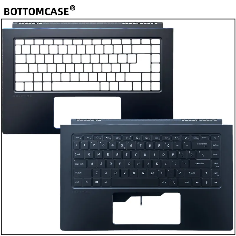 

Новый для НИЖНЬОГО КОРПУСА ® Prestige 15MS-16S3 Корпус для ноутбука, чехол для упора для рук с белой клавиатурой с подсветкой/верхняя крышка упора для рук