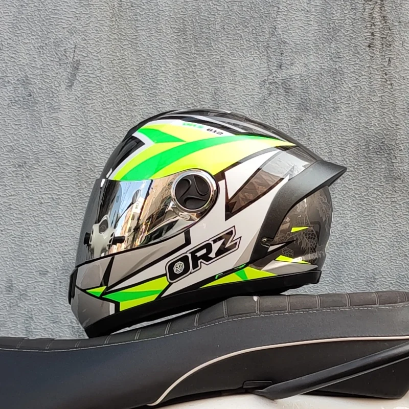 ORZ Professional Adult Motorcycle Full Helmet DOT Approved Casco Para Motos Motorcycle Helmet