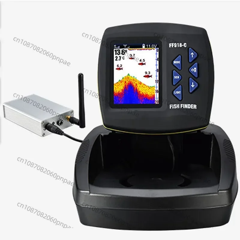 Remote Control Bait Boat Fish Finder LCD Working Range 300m Depth Range 100M Wireless Sonar Remote Fish Finder Detection