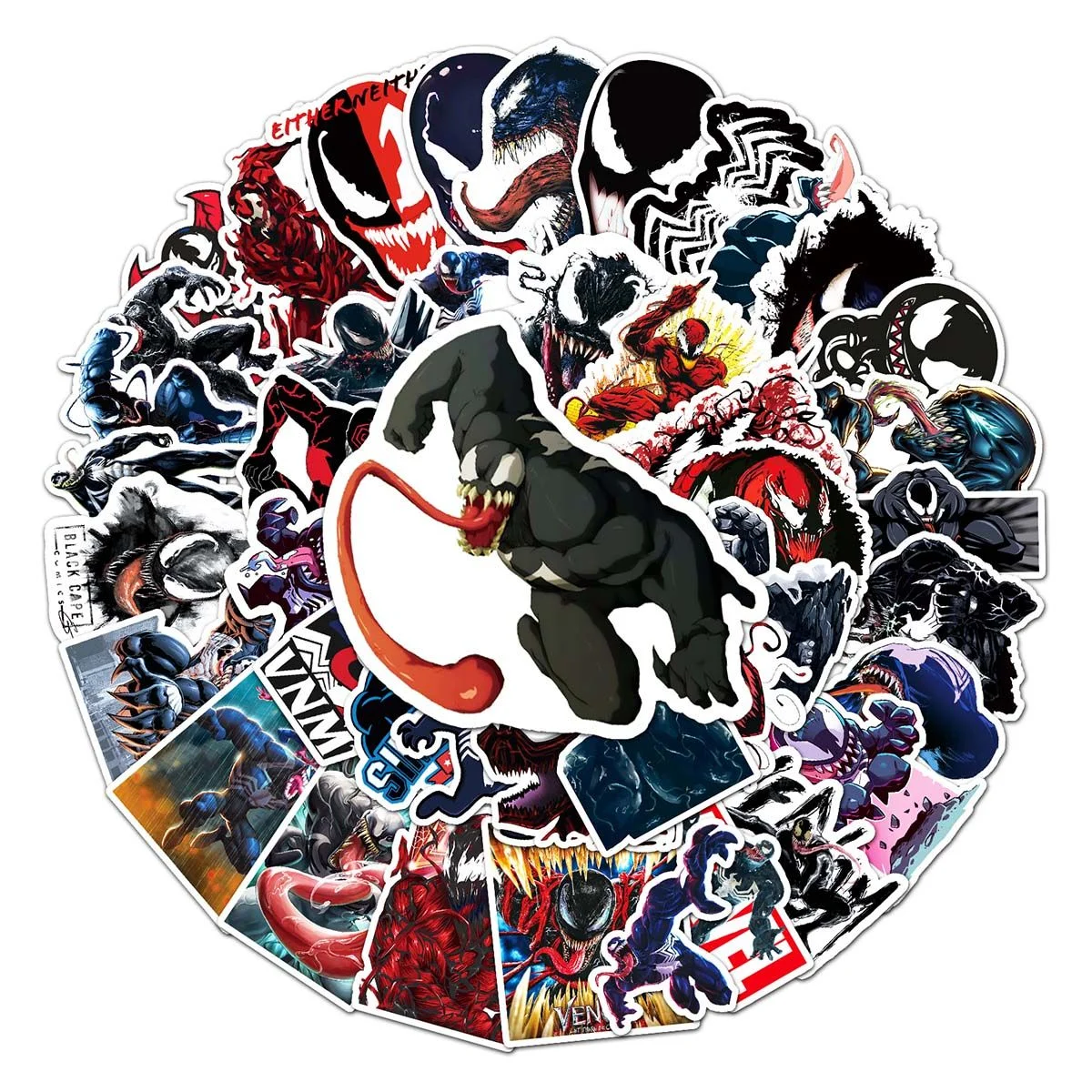 10/30/50PCS Marvel Venom Superhero Stickers Cartoon Cool Graffiti Decals Kids Toy Decorative Skateboard Helmet Guitar Motorcycle