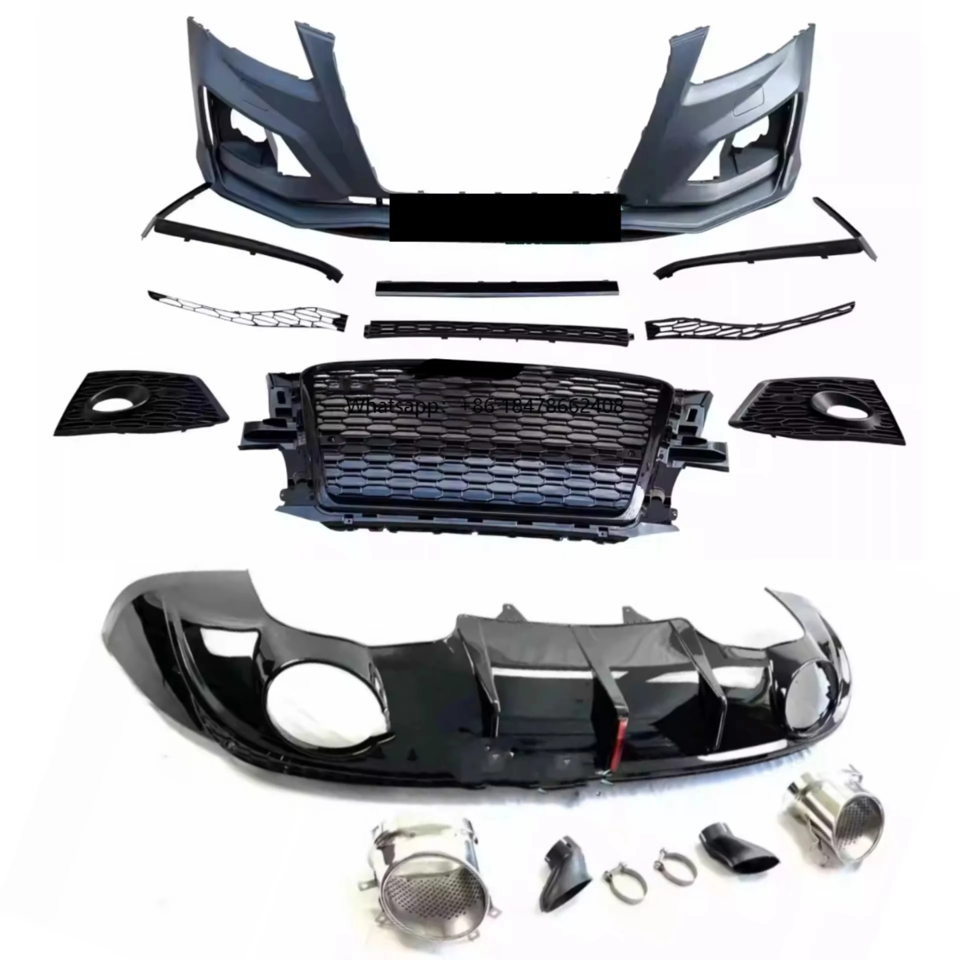 

Car Front Rear Bumper Q5 B8 2008-2012 Upgraded B9 2019-2021 RSQ5 Style Body Kit for Q5 SQ5 8R 2008 2009 2010 2011 2012