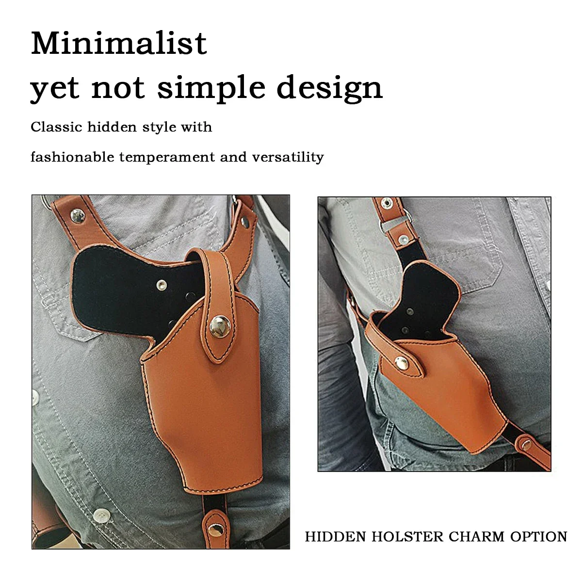 Taktisches Stealth-Holster Doppel-Magazintasche Versteckte Taschen Zubehör Schulter-Unterarm-Verdecktes Waffenholster – Detail 2