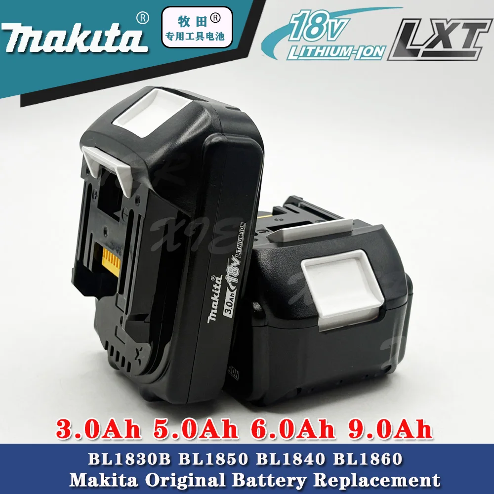 

Rechargeable Battery 18v Makita 18V 6Ah 5Ah 9Ah 3Ah Li-Ion drill Replacement Batteries BL1830 BL1840 BL1850 BL1860B