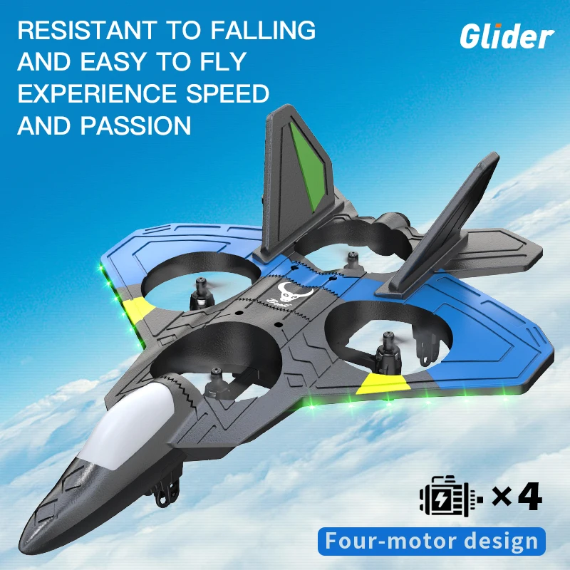 SG100PRO RC Fighter Plane 2.4G RC Glider EPP Anti Wear Foam 4CH Fixed Wingspan Airplane Plane Prezent Zabawki Prezenty dla dzieci