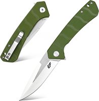 High-quality Eafengrow EF234 Pocket Knife D2 Steel Blade G10 Handle For Outdoor Working Camping Hiking Tactical Knife Edc Tool