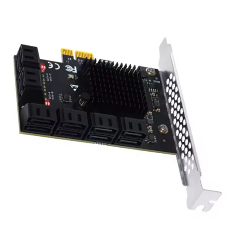 PCIE Adapter Card Controller 12 Ports 3 PCI Express X1 Expansion Card Add on Cards Riser Card PCIE Card-A09I