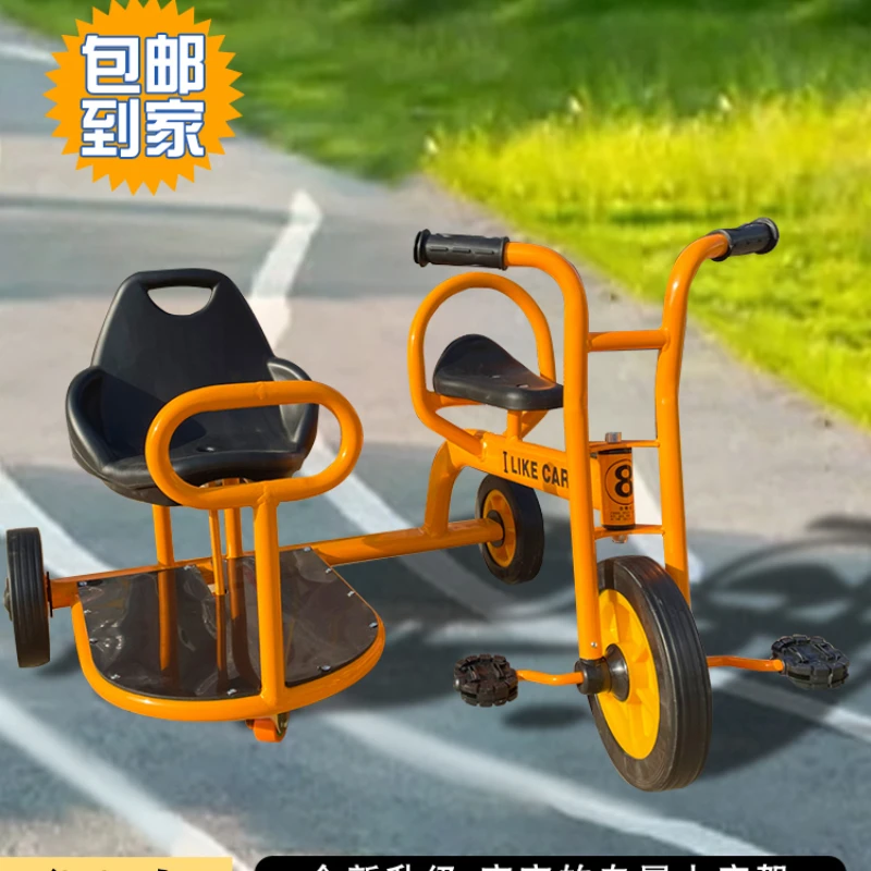 

Children's exclusive small kindergarten bicycle tricycle teaching stroller with bucket can bring people outdoor toy car