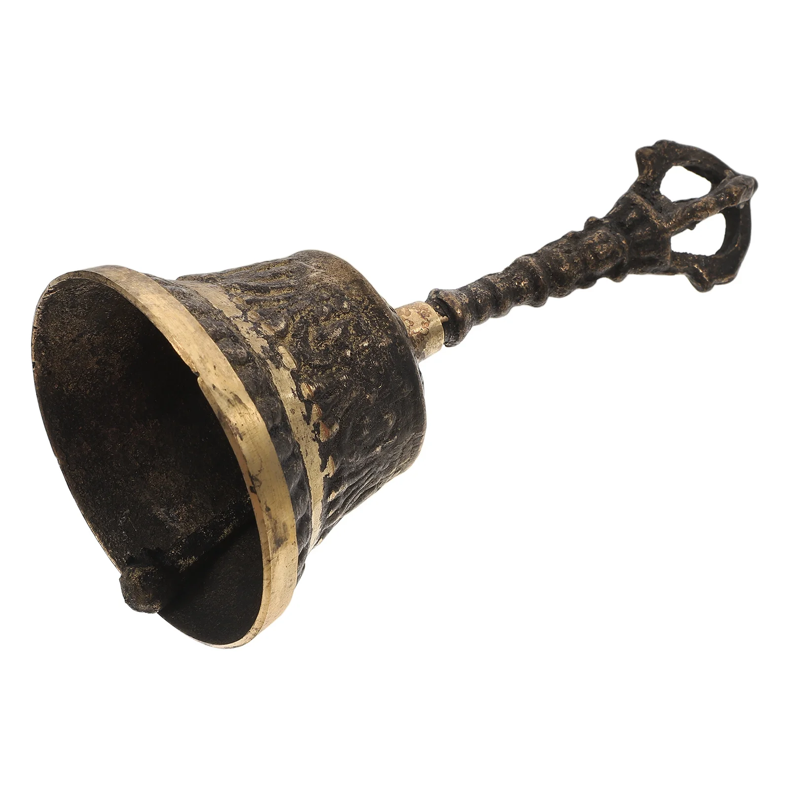 

Ретро-колокольчик с тонкой отделкой, исключительное мастерство, для дома, семейного зала, храма, ручной колокольчик