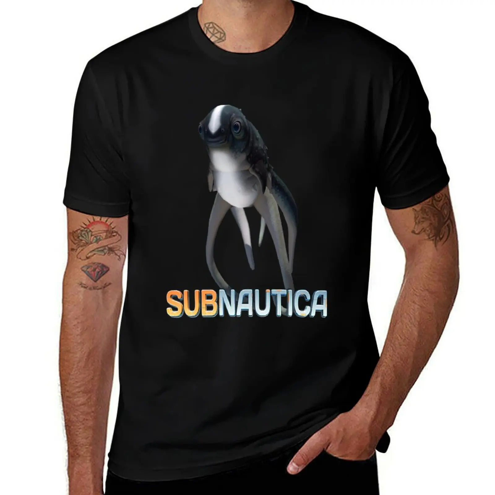 

Subnautica - Cuddlefish T-Shirt baggy shirts anime tshirt vintage graphic tee men graphic t shirts