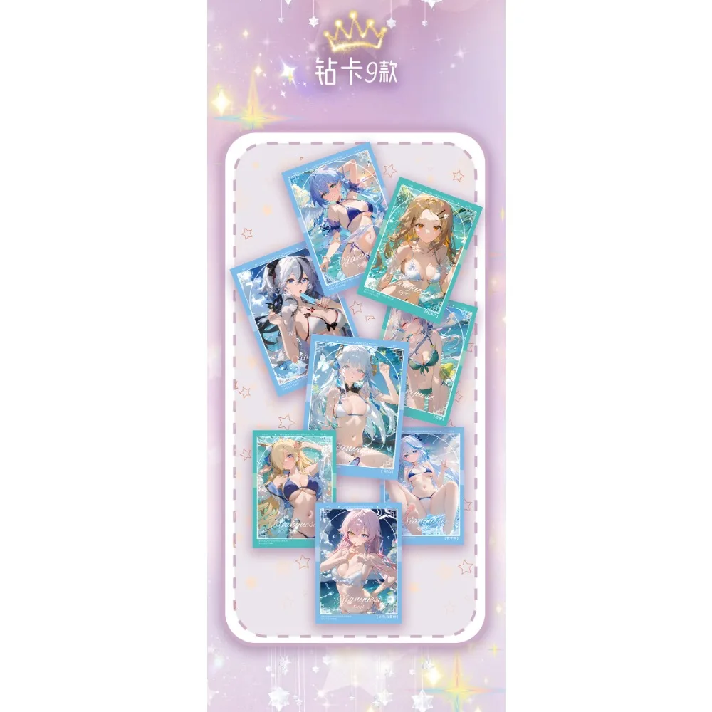 Beautiful Girl Goddess Story Collection Card for Children Furina Black Swan Nicole Mature Anime Girl Limited Game Card Kids Toys