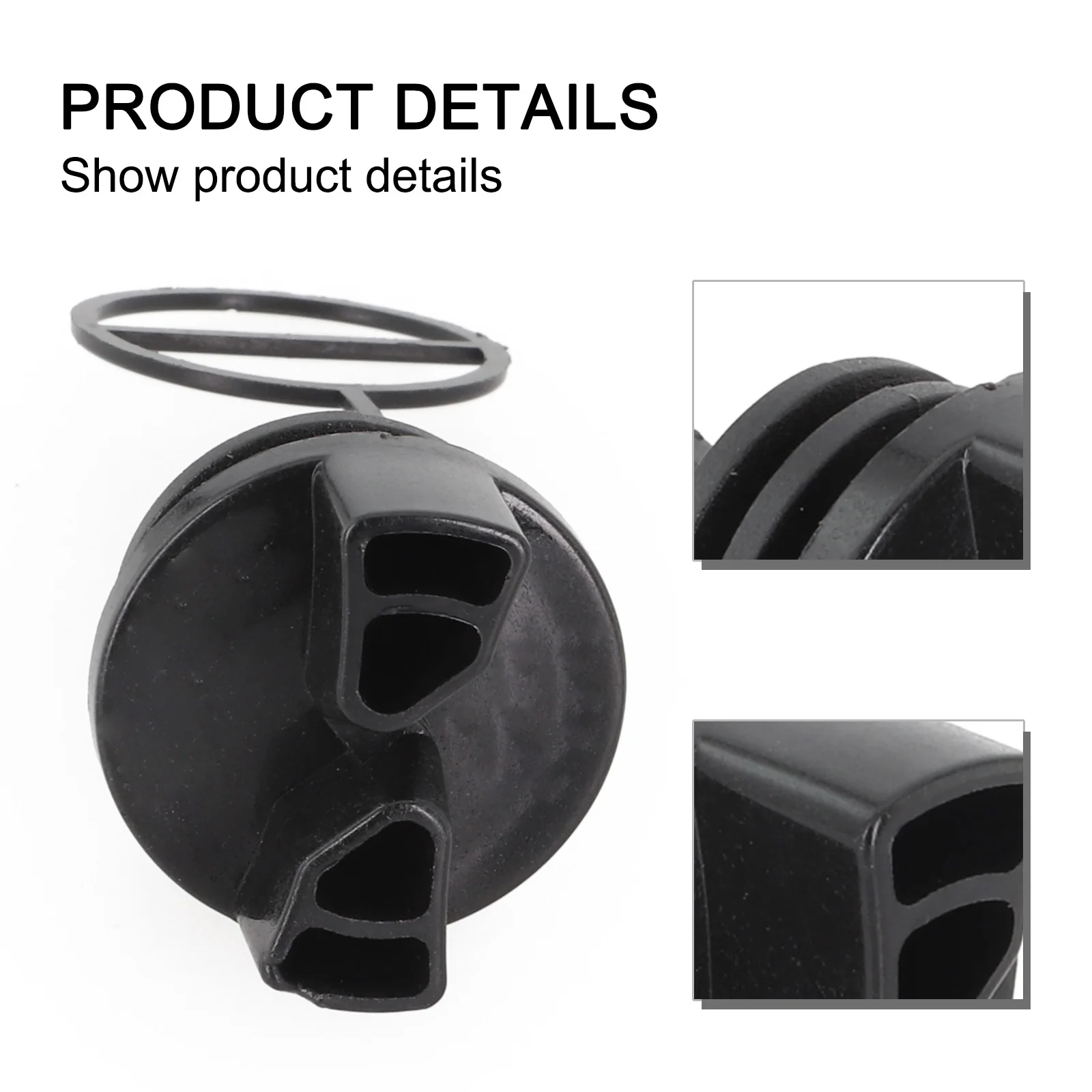 Aftermarket Fuel Cap Replacement for Poulan Gas Chainsaws with Leak Proof Fit and Convenient Tethered Cap Feature