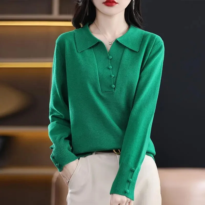 

Women's Sweater 2023 Autumn Winter Sweater Knitted Pullover Long Sleeve Sweaters Tops Soft Jumper Pull Femme Bottoming Tops