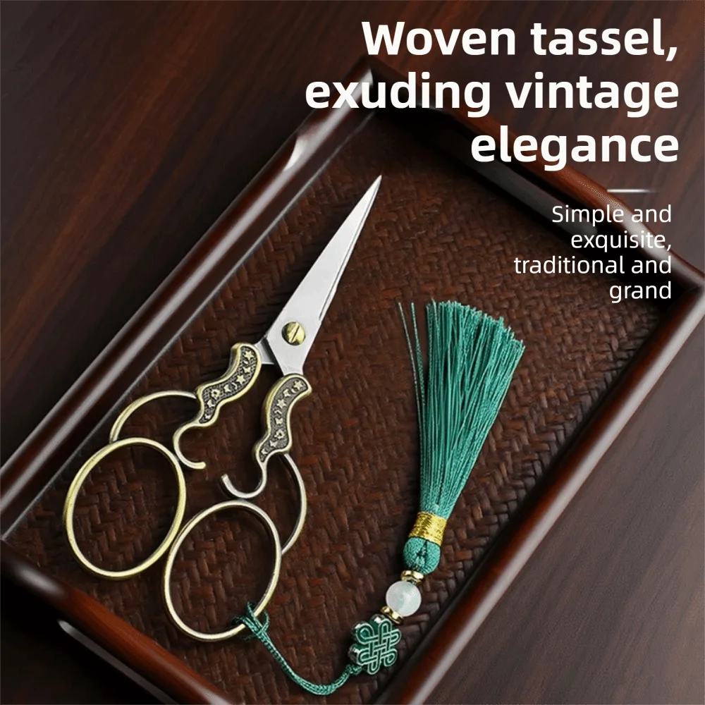 Pretty Zinc Alloy Embroidery Scissors Floral Pattern Small Embroidery Needlework Tools Vintage Sharp Sewing Scissors Handicraft