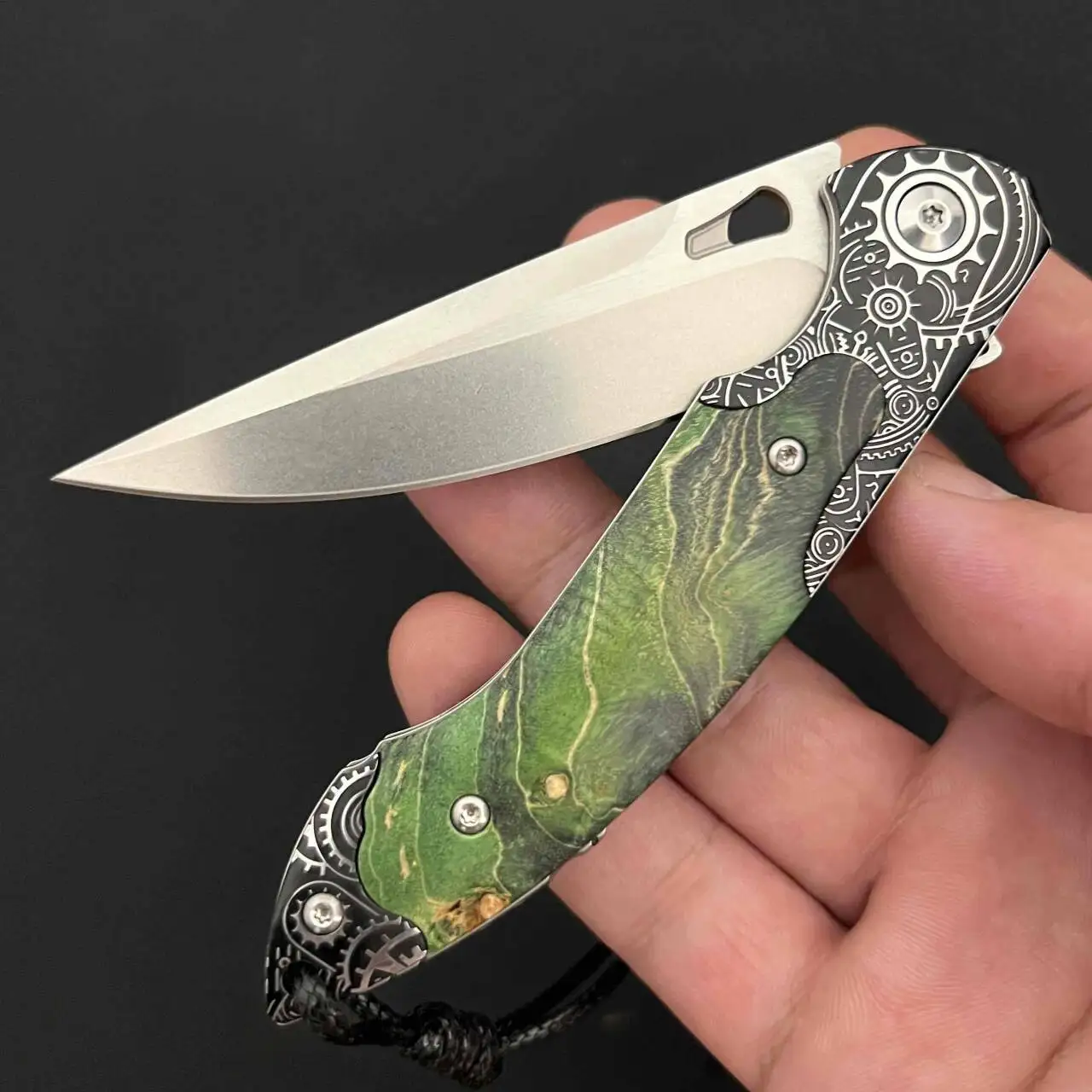

High Quality M390 Steel Folding Pocket Knife, Men's EDC Pocket Knife, Hunting Adventure Knife, Survival Outdoor Fishing Knife