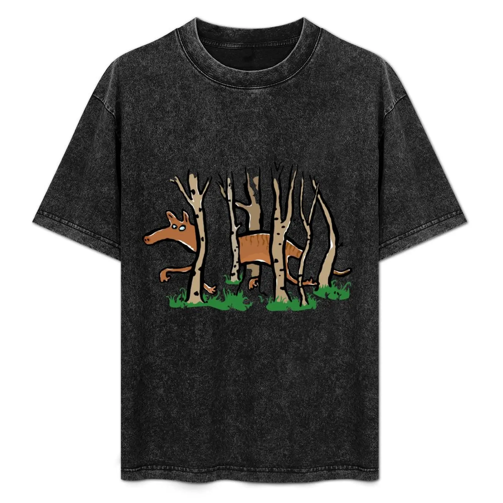 the elusive thylacine T-Shirt blacks summer tops mens tall t shirts