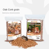 Oak Cork Grain Hamster Bedding No Dust and Mildew Natural Material Hamster Litter Hamster Cage Landscaping Small Pet Accessories