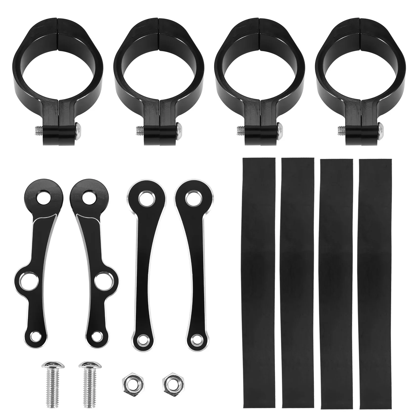 

Motorcycle Headlight Brackets Models 39Mm / 41Mm (Universal) Fork Tube Diameter Universal Fit for / / / / BSA Black
