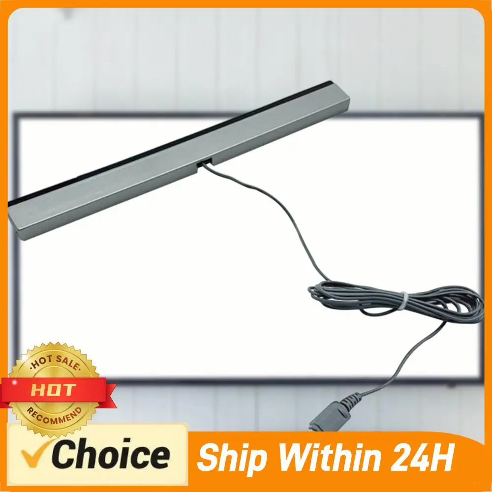 Barra de Control Remoto para Juegos con Cable de Extensión, Barra con Sensor de Rayos Infrarrojos con Cable, Barra con Sensor de Movimiento con Cable para Consola Wii Wii U