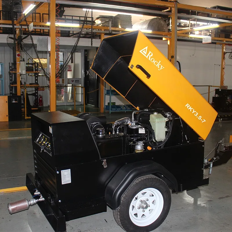 Factory Portable Mobile -powered Air Compressor For Sale