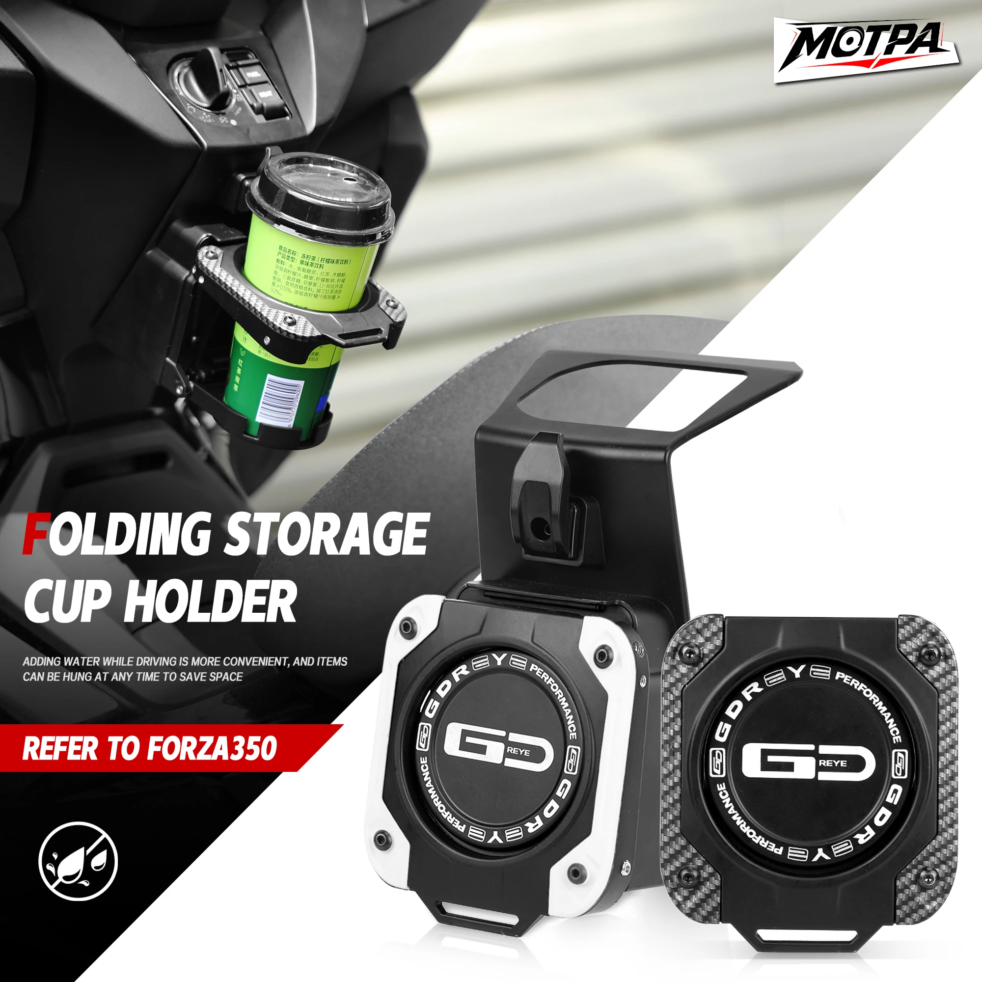 For HONDA Forza350 Forza 350 Beverage Water Drink Cup Holder Motorcycle Forza350 Aluminum Special With Atand For Water Cup