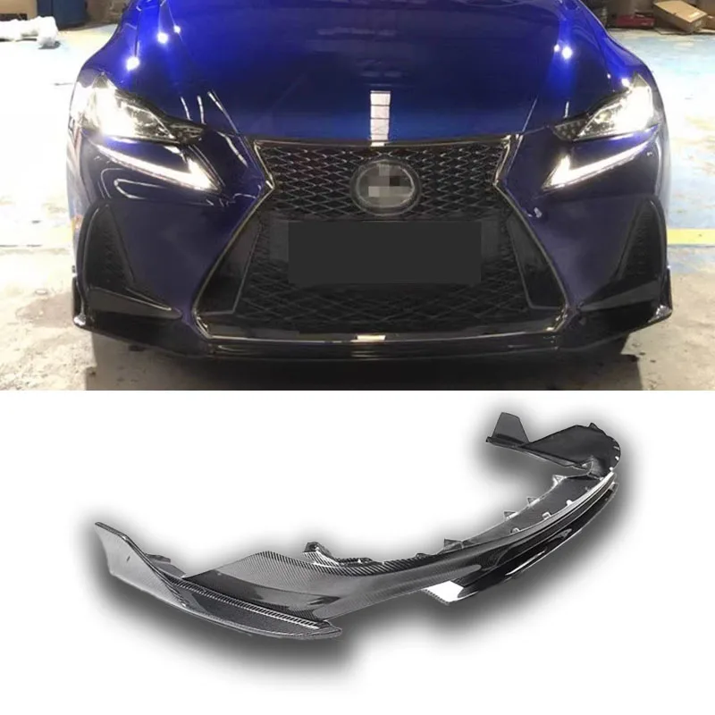 

Carbon fiber front lip for Lexus IS200t IS300 from 2013 to 2017