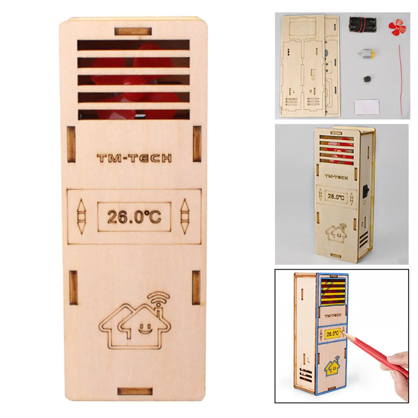 

DIY Air Conditioner Model Kit Science Experiment Science Experiment Electronics Kit for Ages 10 and up Kids Teens Adults Boys