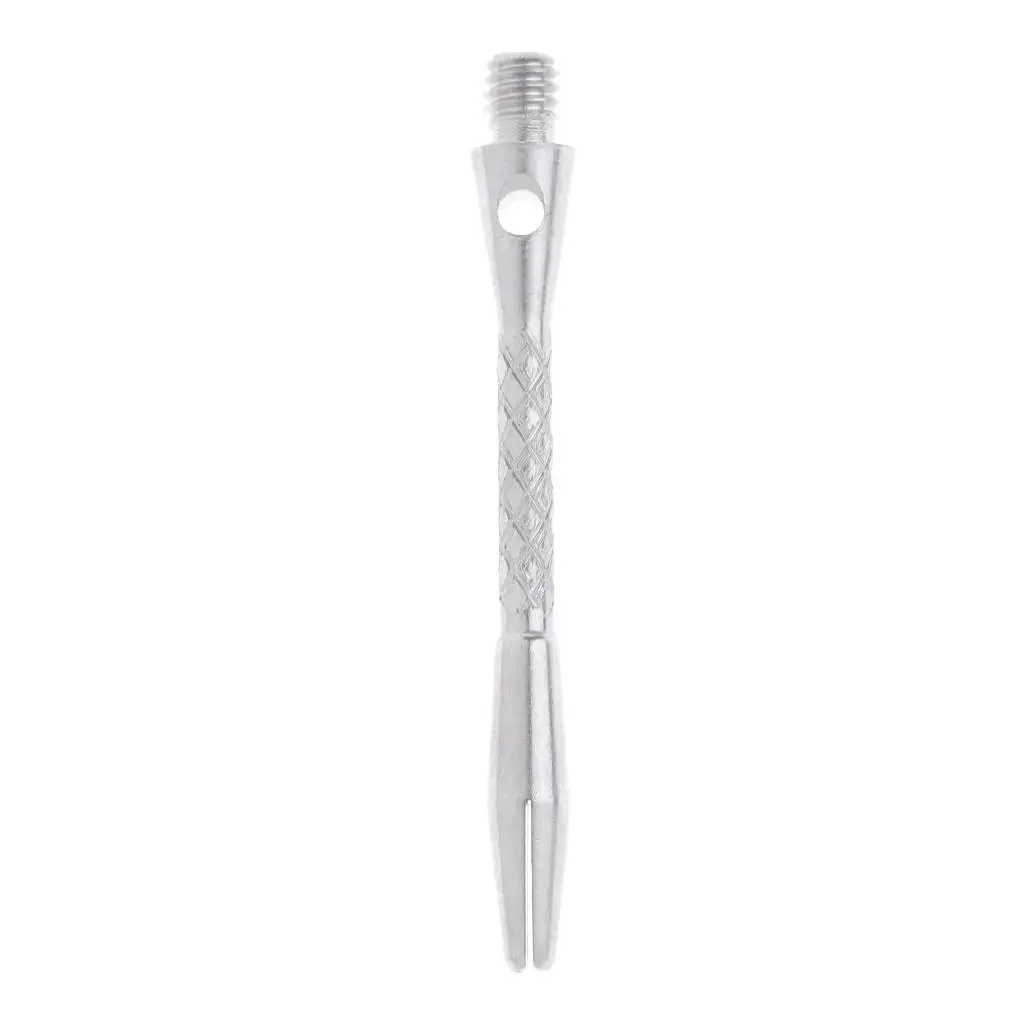 

2BA Dart Shafts Silver Plastic Stems Set 6 Pieces Dart Accessories for Metal Tip Darts Game