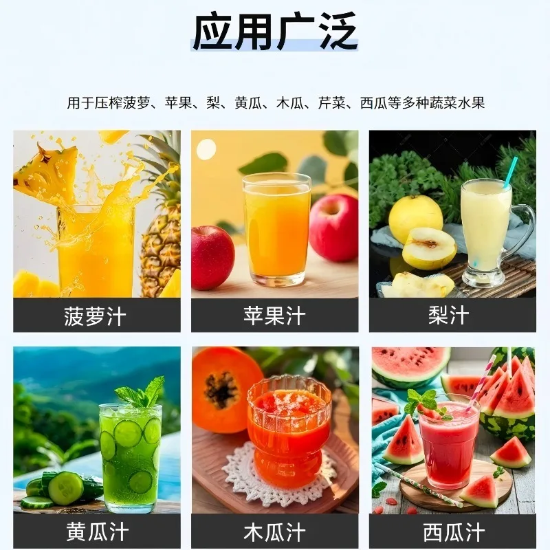 Multi-Purpose 500kg Spiral Juice Extractor Industrial Spiral Crushing Type Juice Machine For Apple Pear Carrots Pineapple Ginger