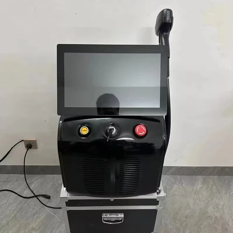 2025 Portable 4 Wave Soprano Ice Titanium Professional 808nm Diode Laser Body Face Hair Removal Machine 4000w