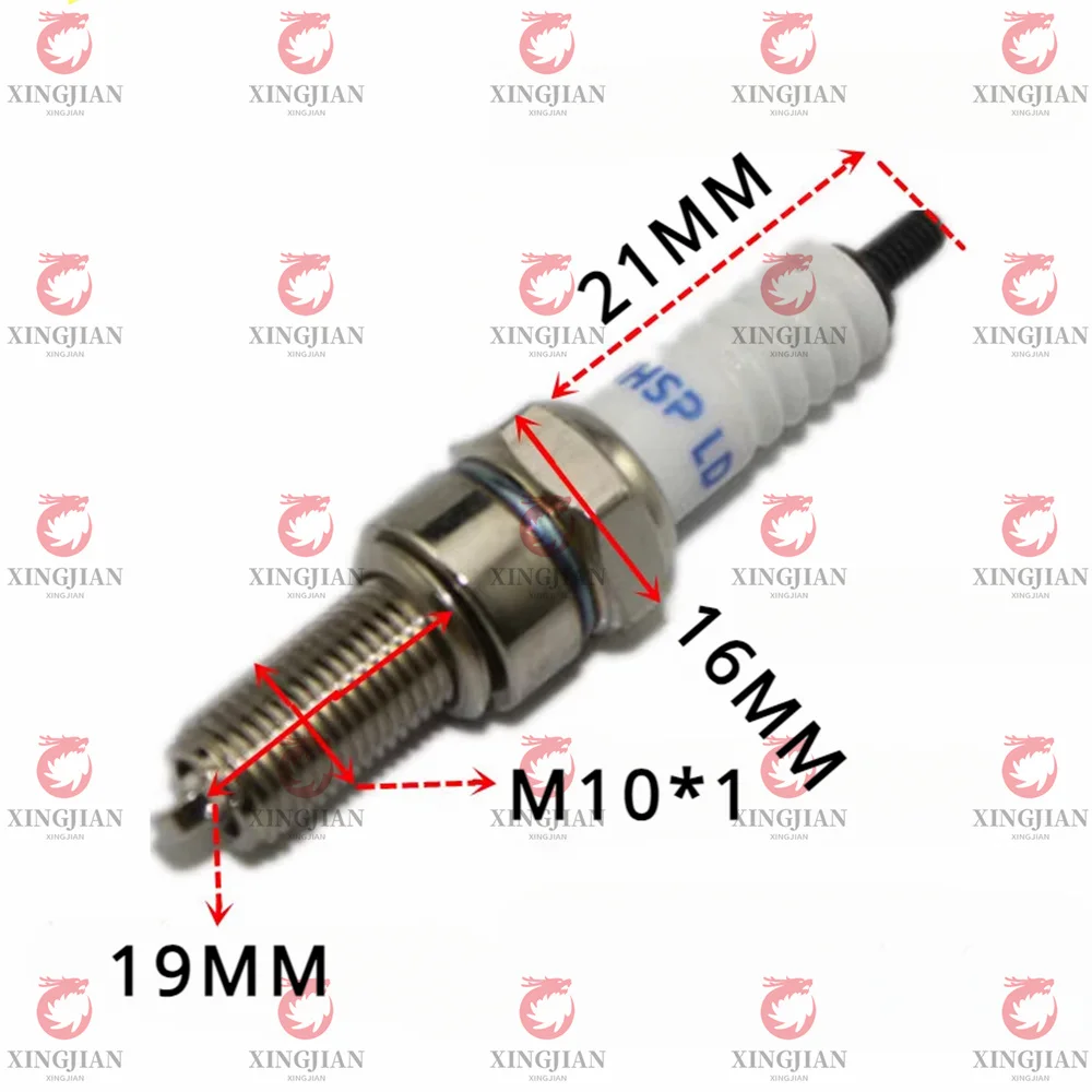 

Motorcycle Spark Plugs For SUZUKI HAOJUE HJ125T-3 HJ125T-7 HJ125T-8 HJ125T-8A HS125T/-2 AN125T QS150T QS125T HJ125K-2 EN125-2/2A