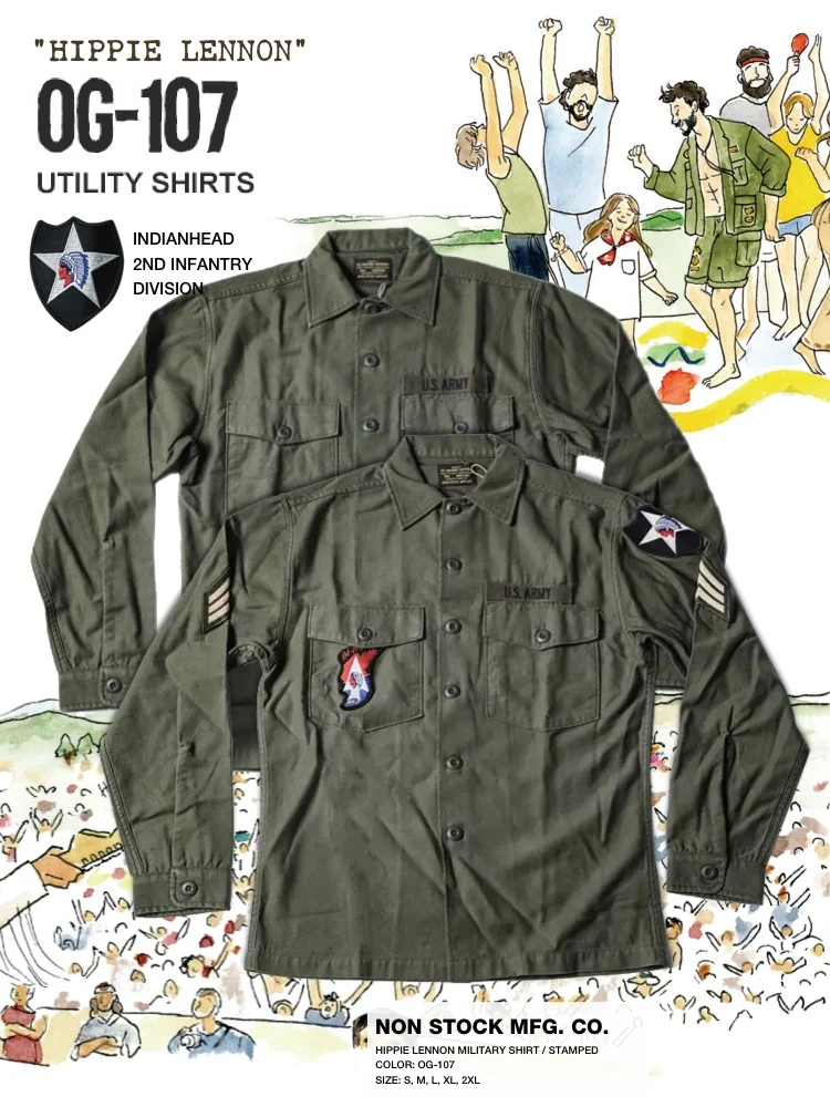 

Nonsto Og07 Lennon Long Sve irt Хлопок с вышивкой Thiened Youth Faion Осенний сезон Американский остроконечный воротник