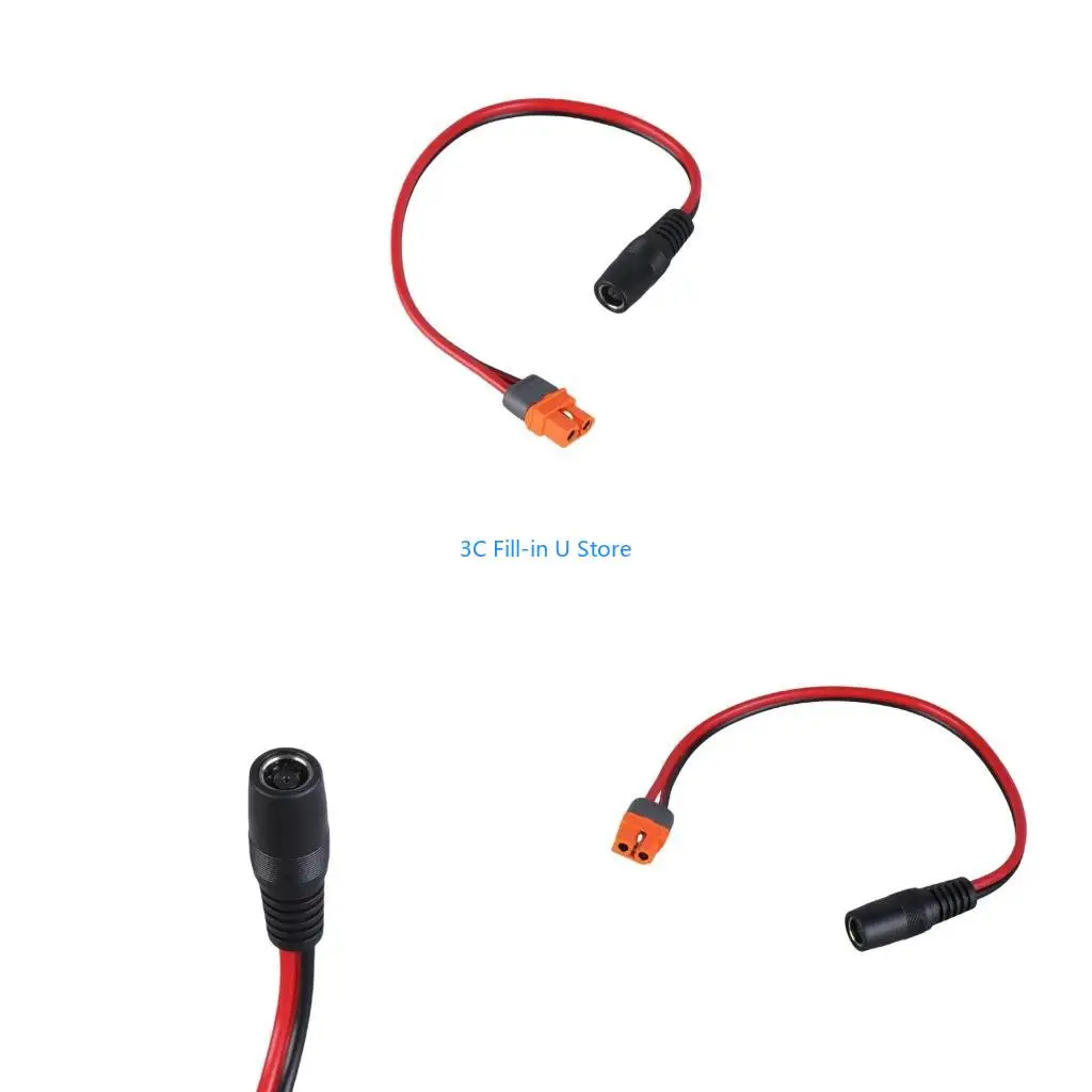 G8TA 14AWG XT60I Female to DC7909 Female Power Cable for Energy Storage Systems