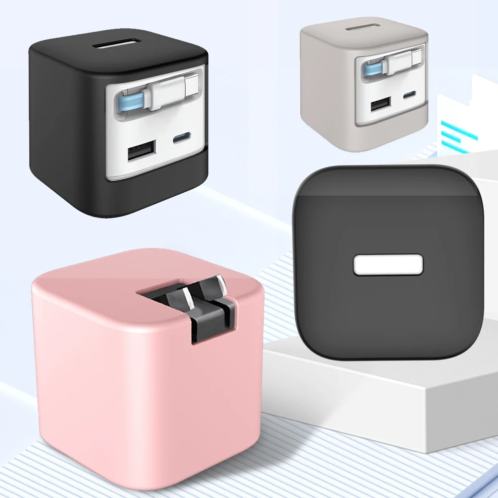 Silicone Protective Case for CUKTECH CP6 67W Charger Dust Protection Sleeve Anti-Scratch Design, Soft Flexible Shell Charger