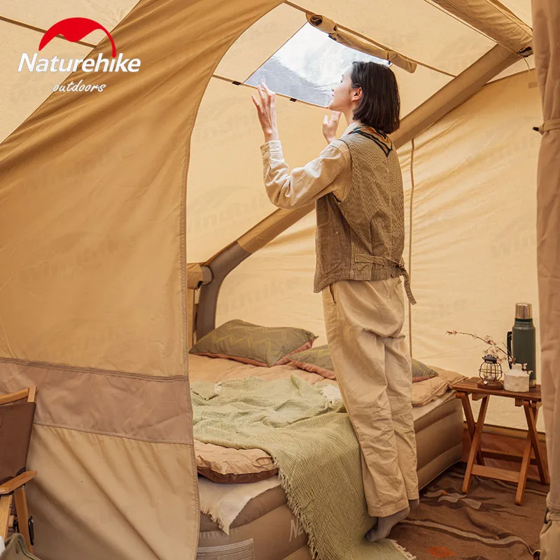 Naturehike Air12Y インフレータブルテント 2-4 人綿布テント屋外