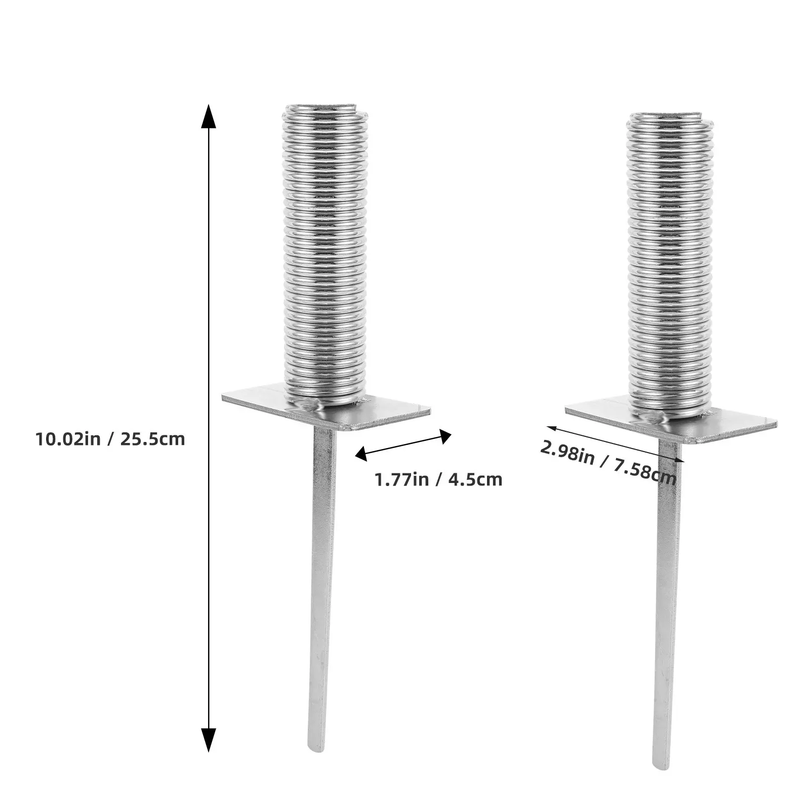 Stable Stainless Steel Ground Nail for Soccer Corner Flags Training Equipment Detachable Football Field Spike Soccer Ground