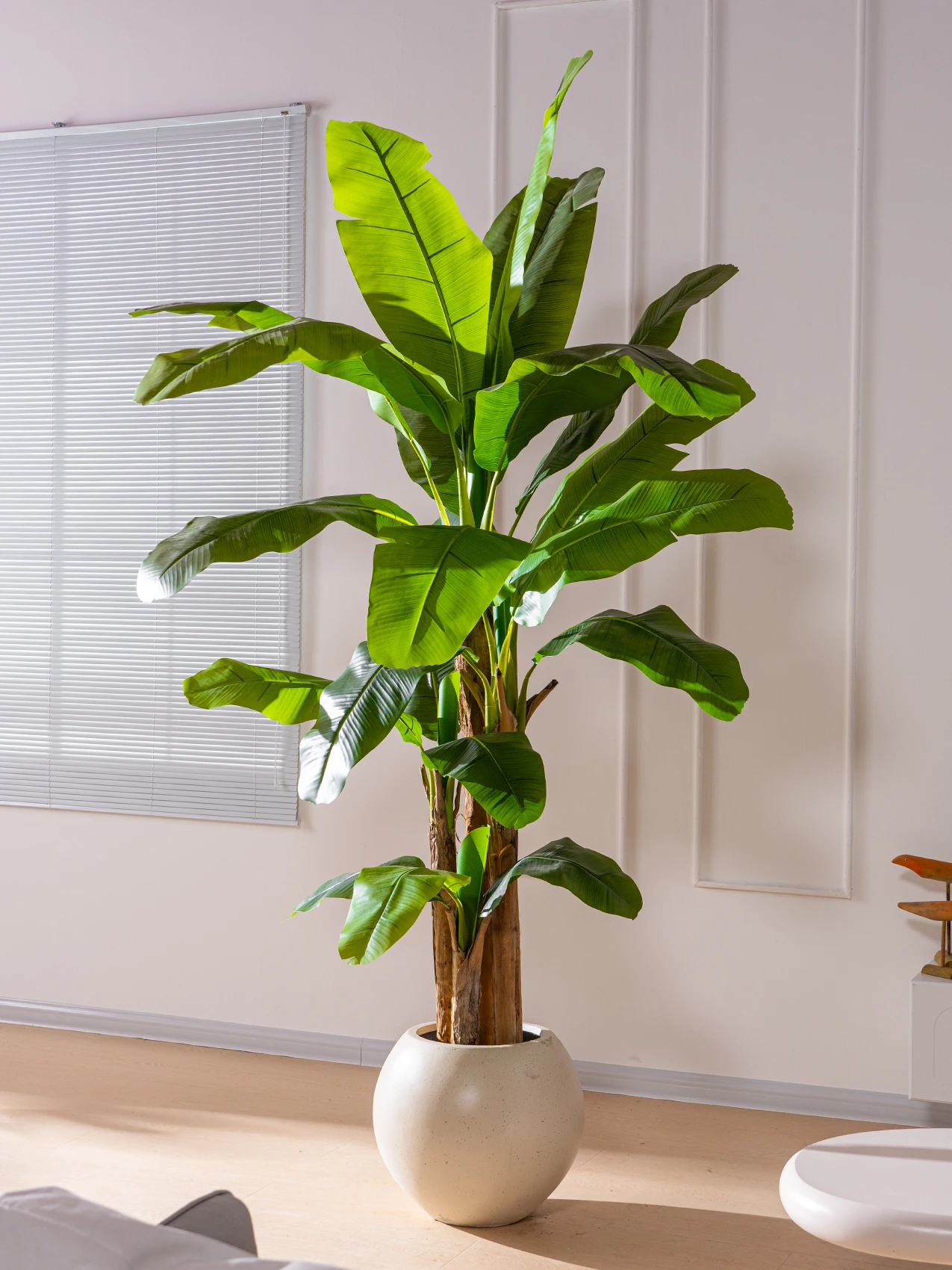 Large plantain tree simulation green plant floor bionic fake tree office living room porch landscaping decorative plant ornament