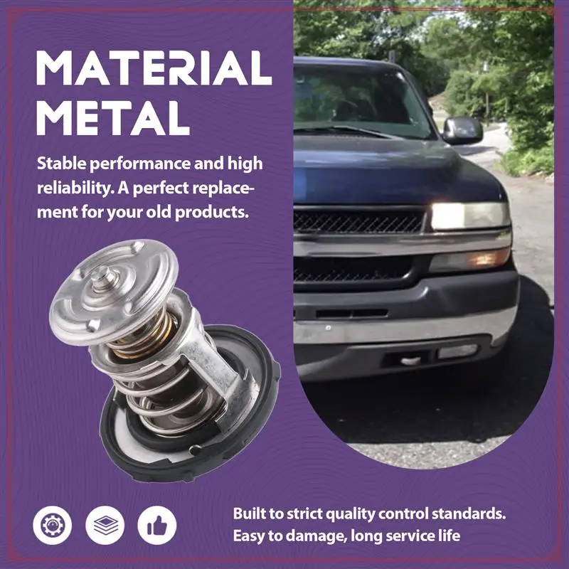 Termostat Mesin Cocok Untuk Express Sierra GMC 5.3L 6.0L Cadillac Pengganti 131160 89018168