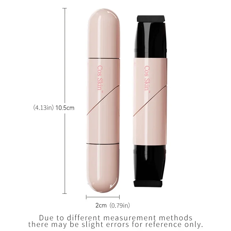 2 pz Rotante Eyeliner Timbro Penna di Un pezzo Pigro Impermeabile Eye Liner Timbro a prova di sbavature Cosmetici per il trucco ad asciugatura rapida